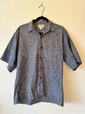 Noa Noa Short-Sleeve Button-Down Hawaiian Shirt 100% Cotton